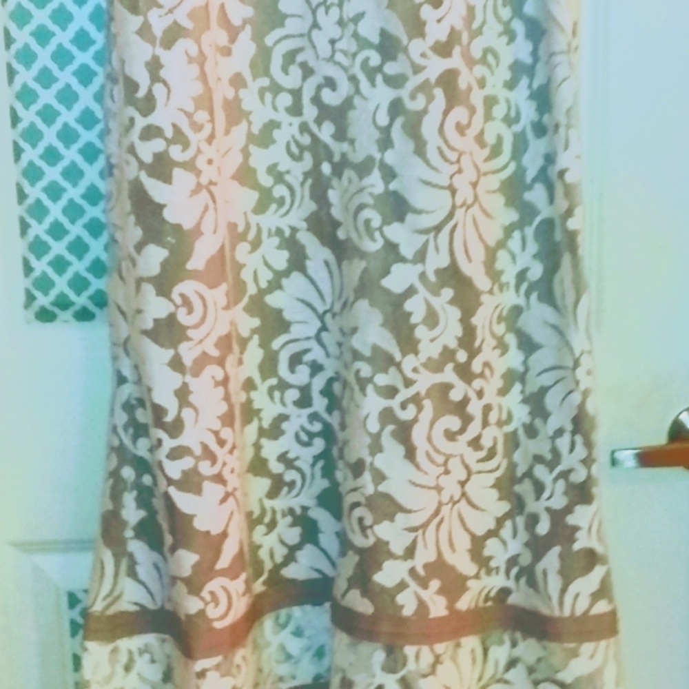 Embellished Lace Pearl & Sand Tadashi Shoji Dress